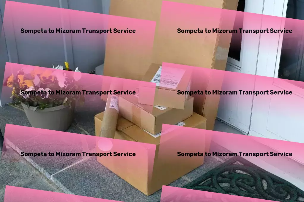 Sompeta to Mizoram Packers And Movers Premium transport services that India trusts! - Multi-regional freight services