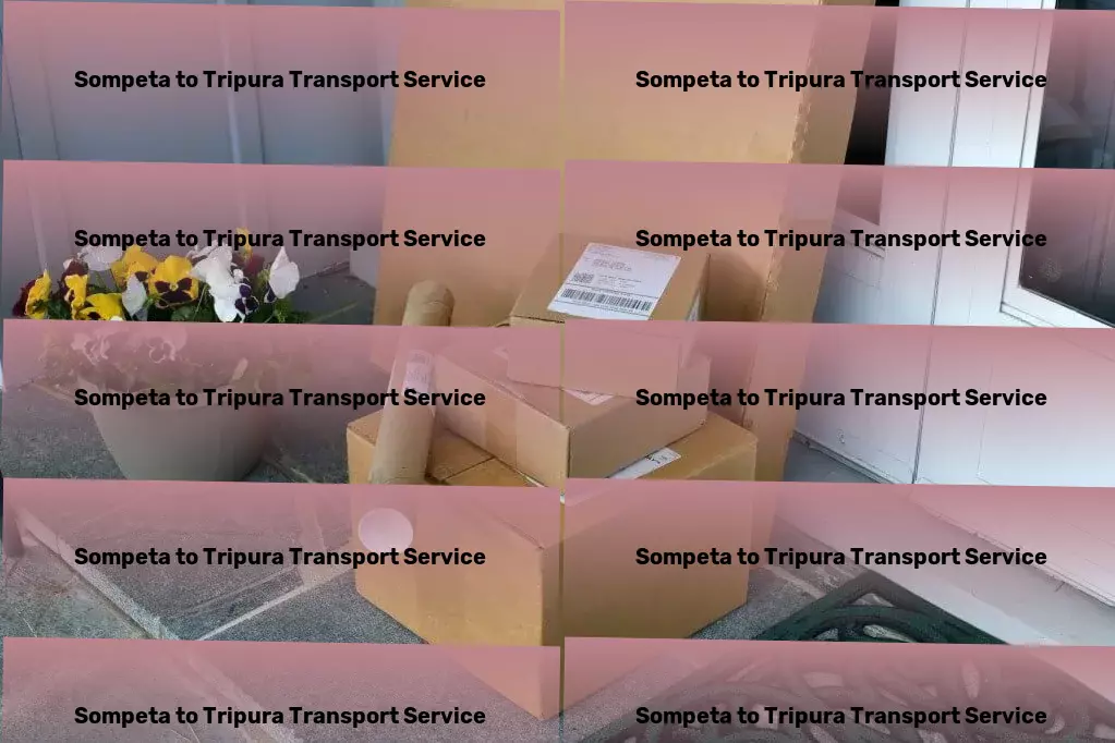 Sompeta to Tripura Packers And Movers Integrated transport services